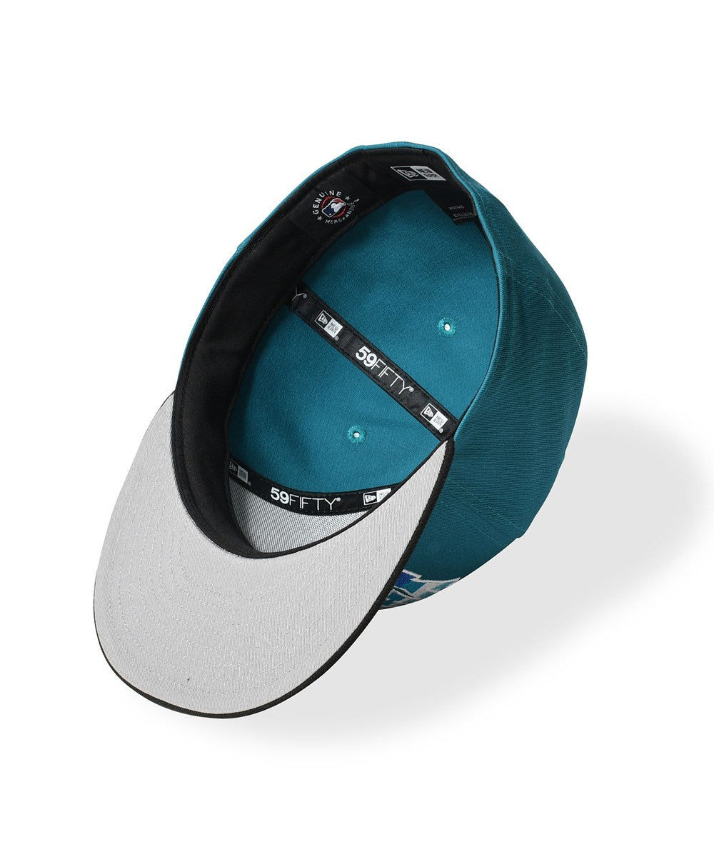 NEW ERA - NEW YORK YANKEES CO LIGHTNING NY 59FIFTY SHARK TEAL/BLACK 【71023875】