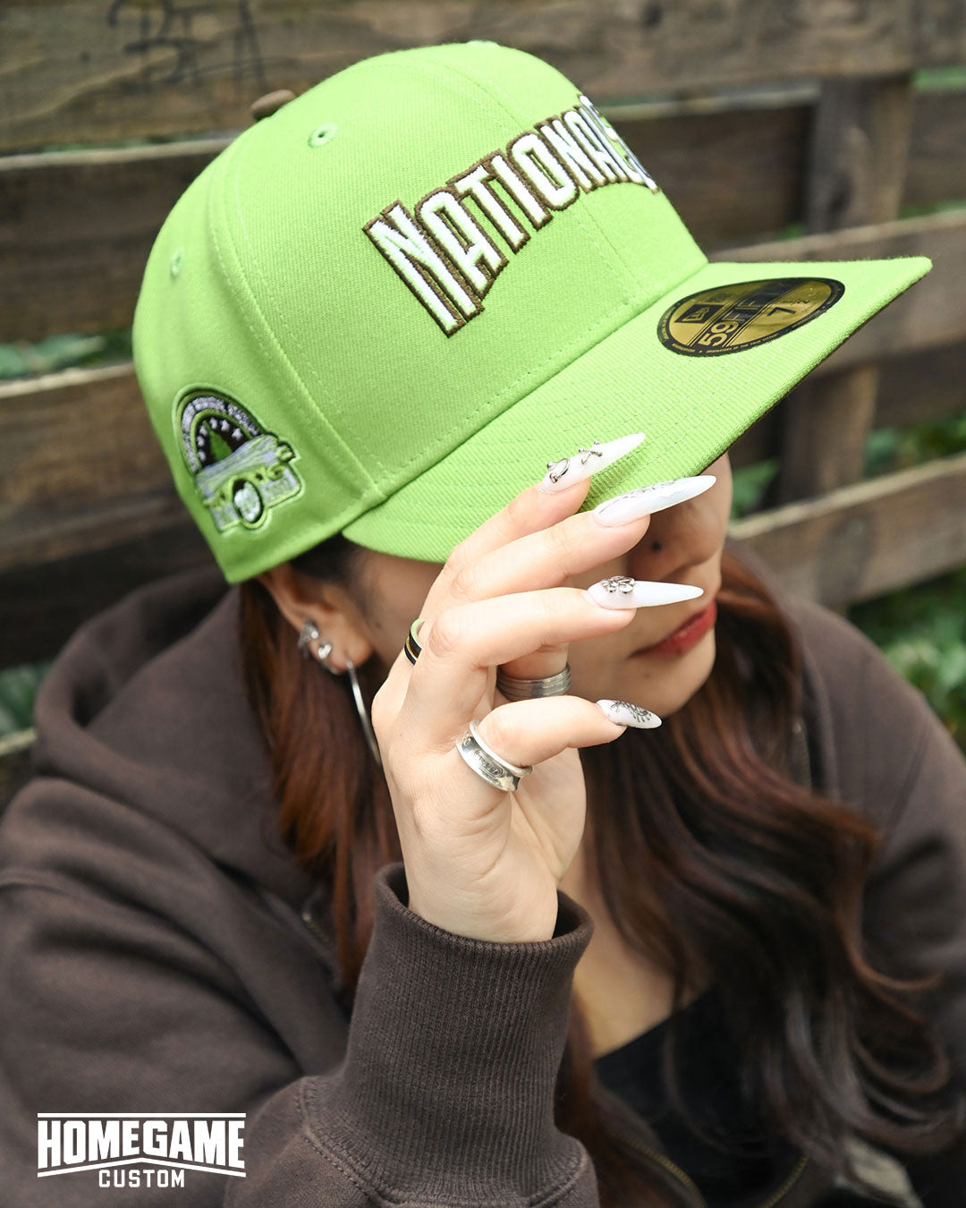 NEW ERA - WASHINGTON NATIONALS CO R.F.KENNEDY STADIUM 59FIFTY SOUND GREEN 【71023880】