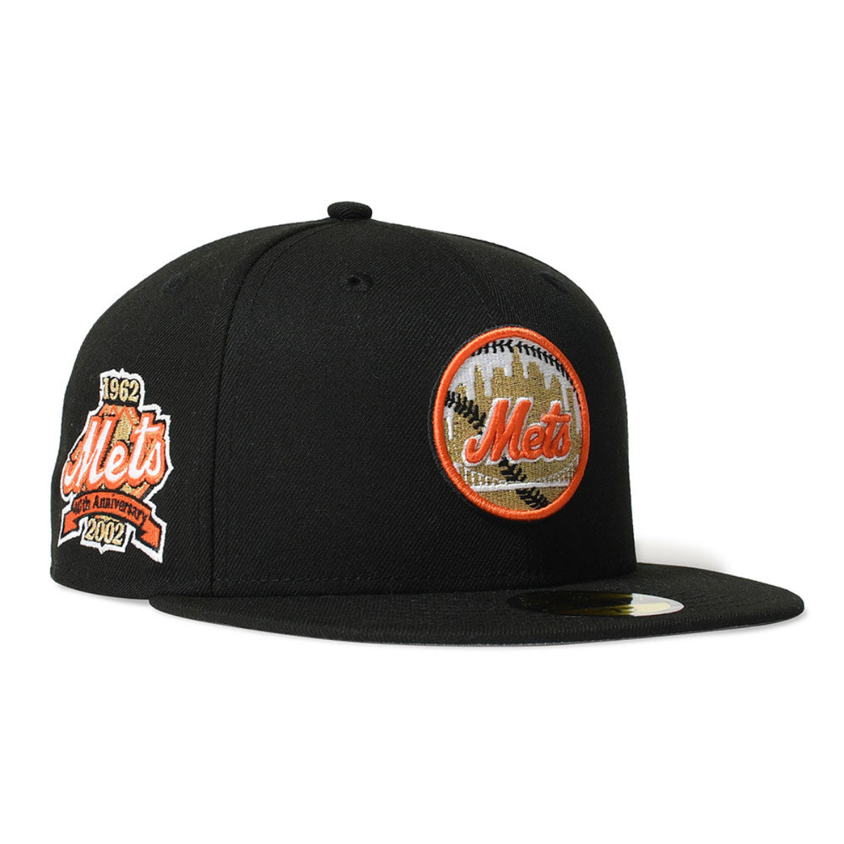 NEW ERA - NEW YORK METS CO 1962-2002 40TH ANNIV 59FIIFTY BLACK 【71023883】