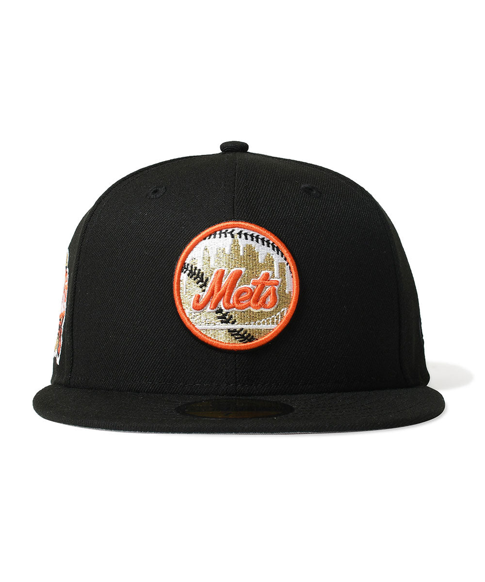 NEW ERA - NEW YORK METS CO 1962-2002 40TH ANNIV 59FIIFTY BLACK 【71023883】