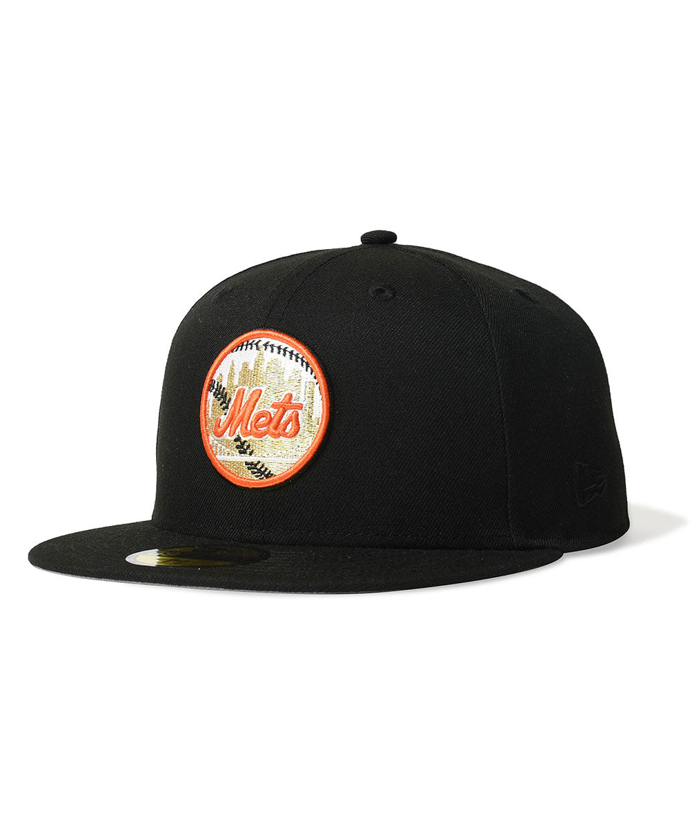 NEW ERA - NEW YORK METS CO 1962-2002 40TH ANNIV 59FIIFTY BLACK 【71023883】