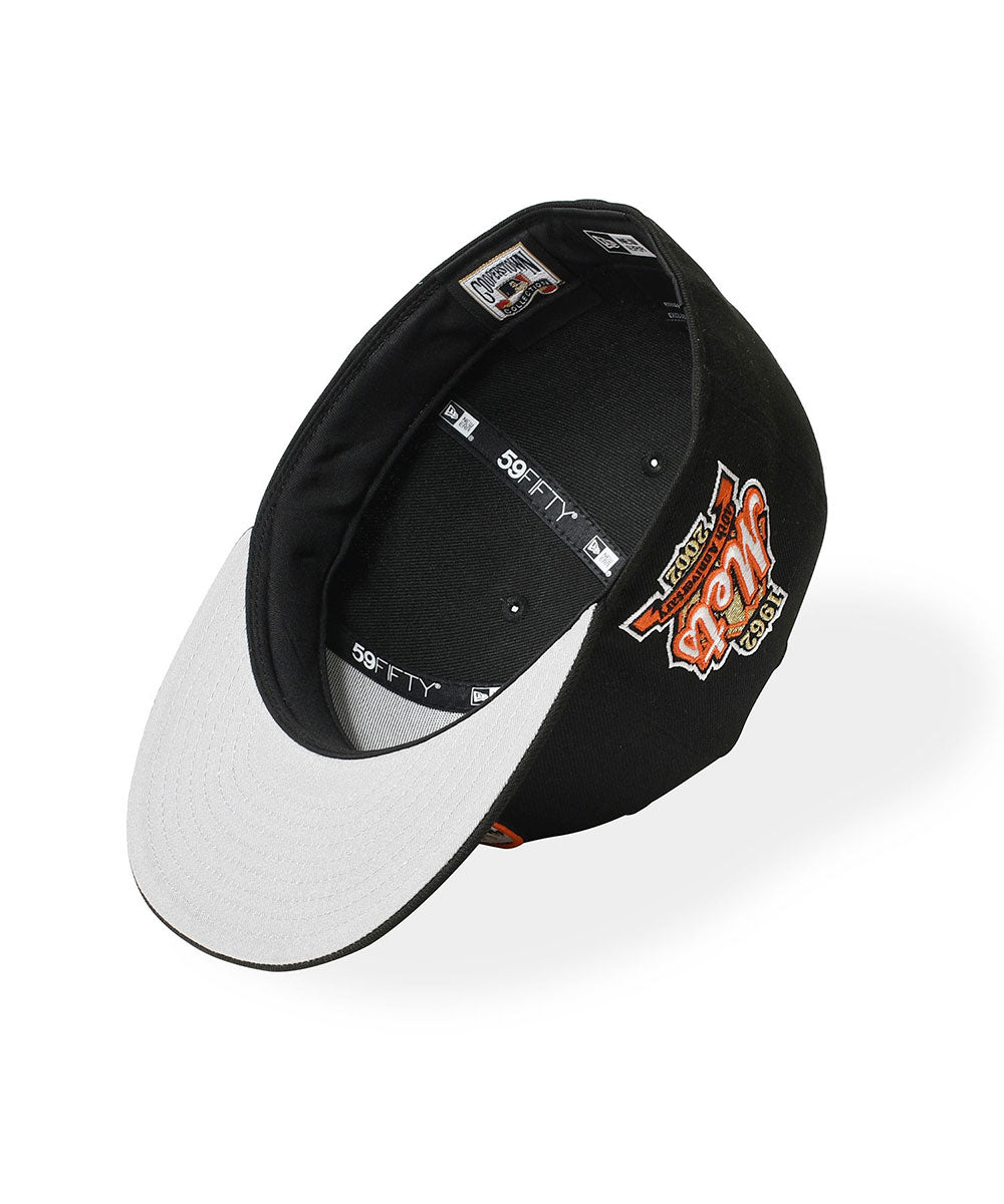 NEW ERA - NEW YORK METS CO 1962-2002 40TH ANNIV 59FIIFTY BLACK 【71023883】