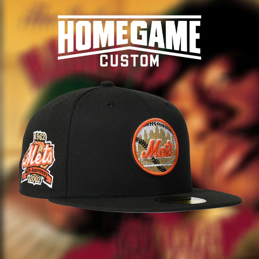 NEW ERA - NEW YORK METS CO 1962-2002 40TH ANNIV 59FIIFTY BLACK 【71023883】