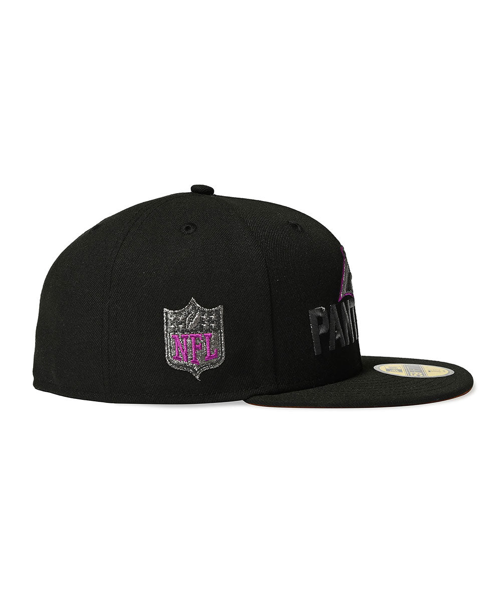 NEW ERA - Carolina Panthers CO NFL SHIELD 59FIFTY BLACK 【71024204