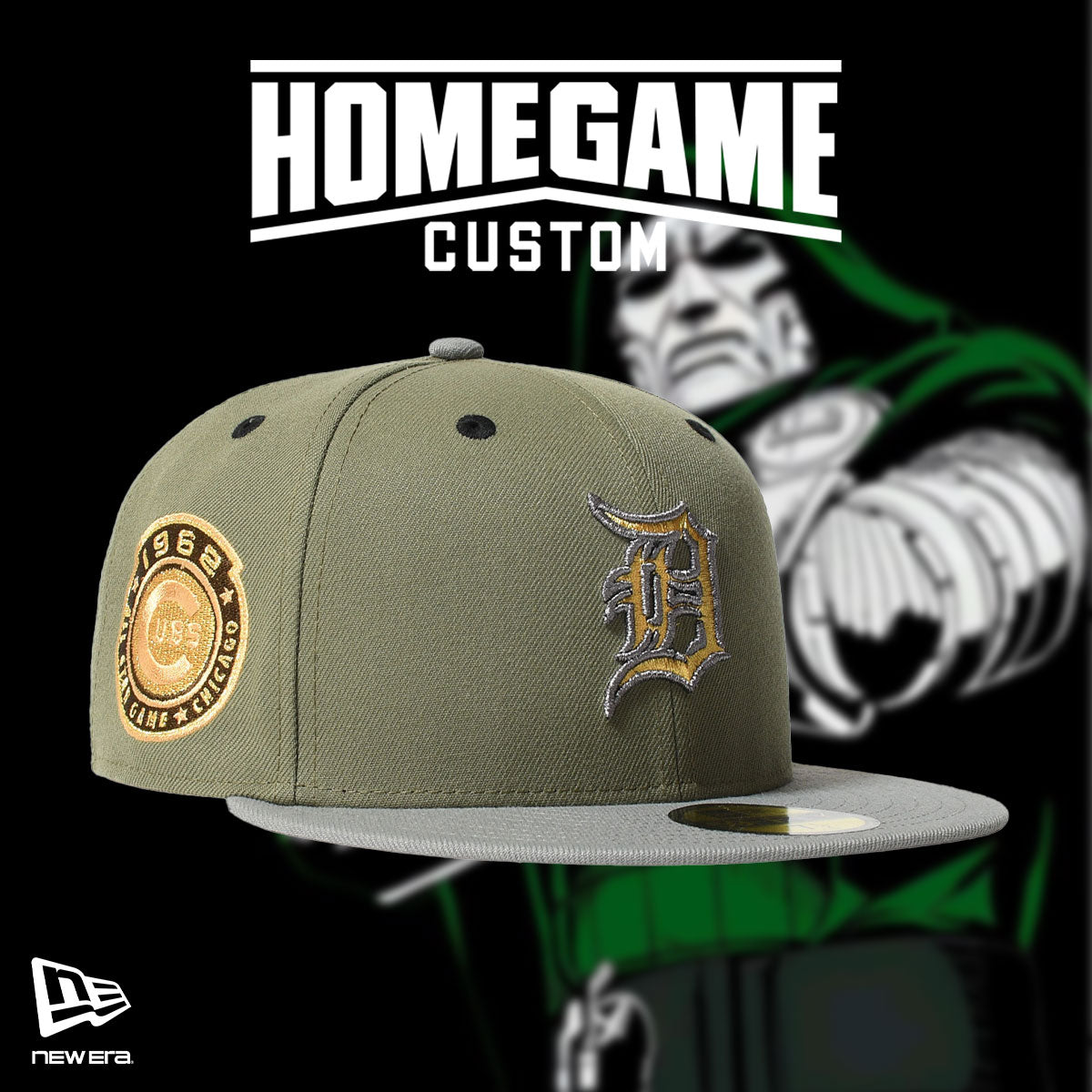 NEW ERA - DETROIT TIGERS CO CUBS 1962 ASG 59FIFTY GREEN BARK【71024206】