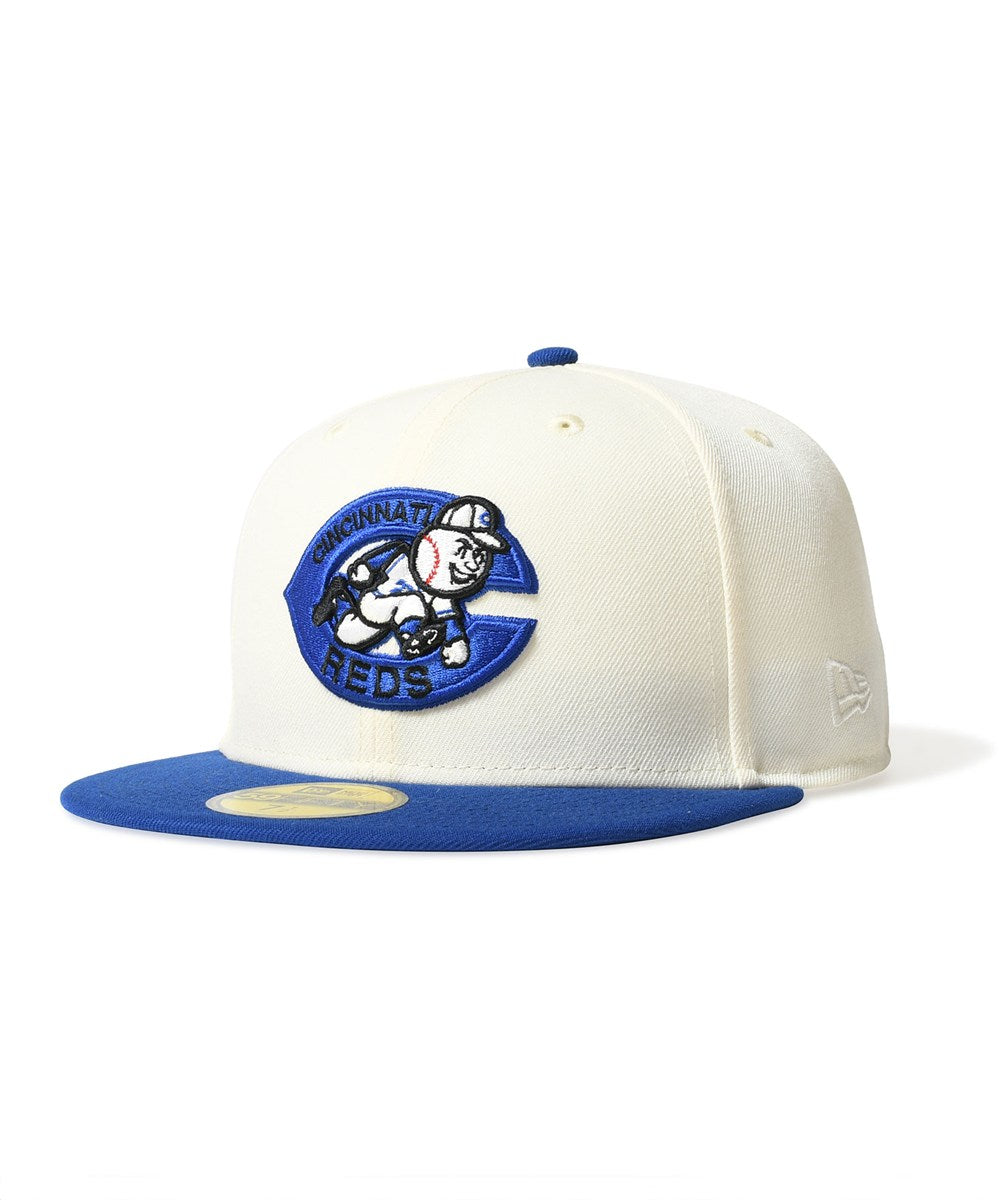 NEW ERA - CINCINNATI REDS CO KEN GRIFFEY JR 30 59FIFTY CHROME/LIGHT ROYAL 【71024207】