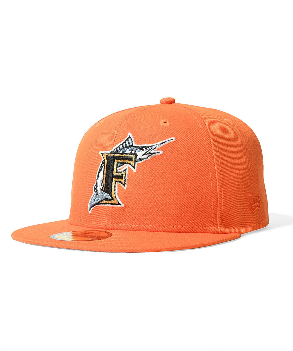 NEW ERA - FLORIDA MARLINS CO INAUGURAL 1993 59FIFTY RUSH ORANGE【71024208】