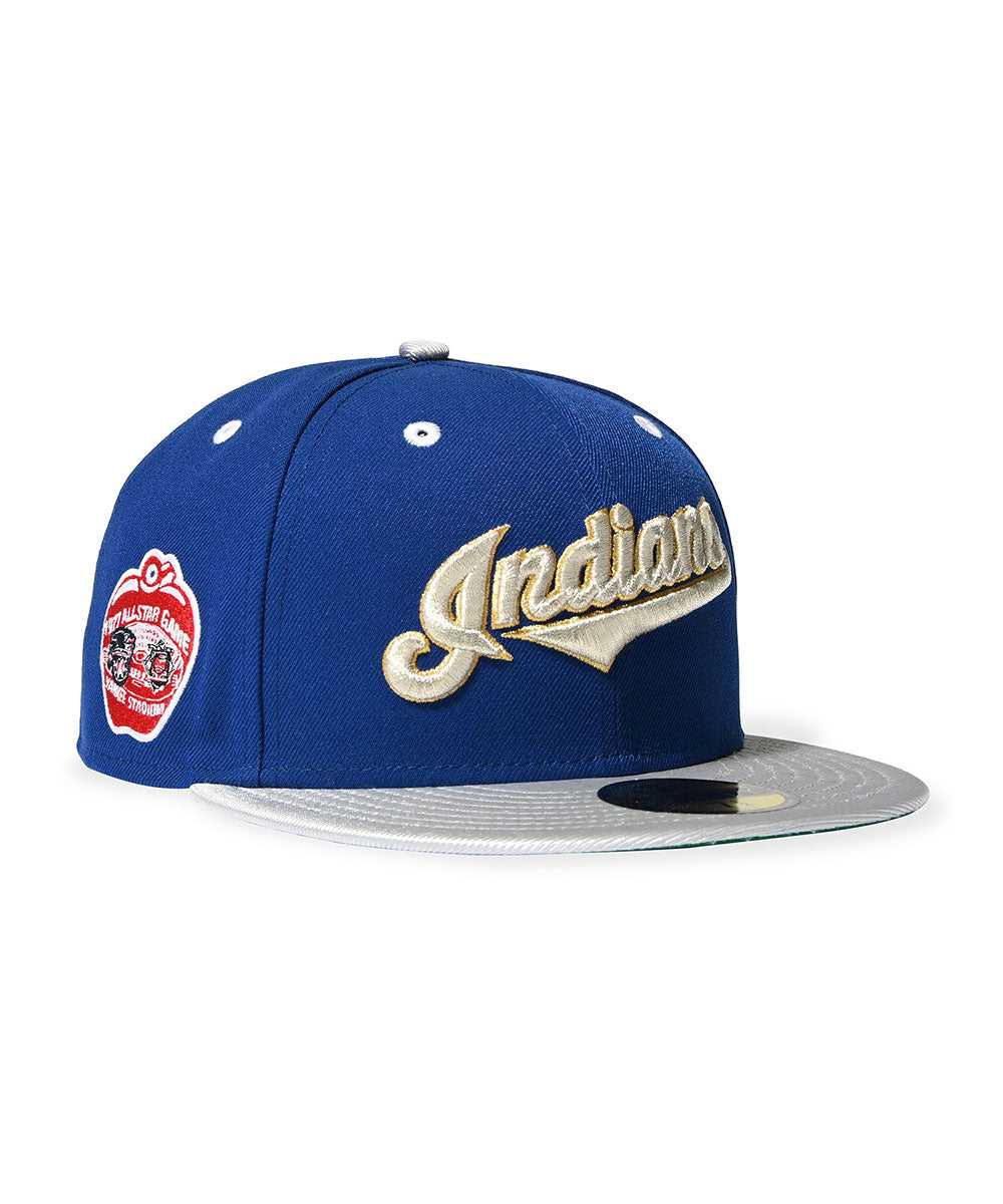 NEW ERA - CLEVELAND INDIANS CO 1977 ASG 59FIFTY LIGHT ROYAL/SILVER【71024962】
