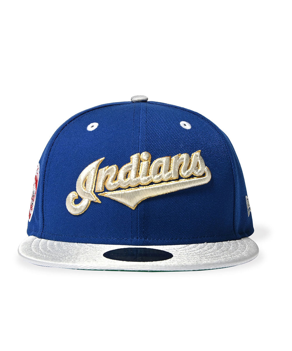 NEW ERA - CLEVELAND INDIANS CO 1977 ASG 59FIFTY LIGHT ROYAL/SILVER【71024962】