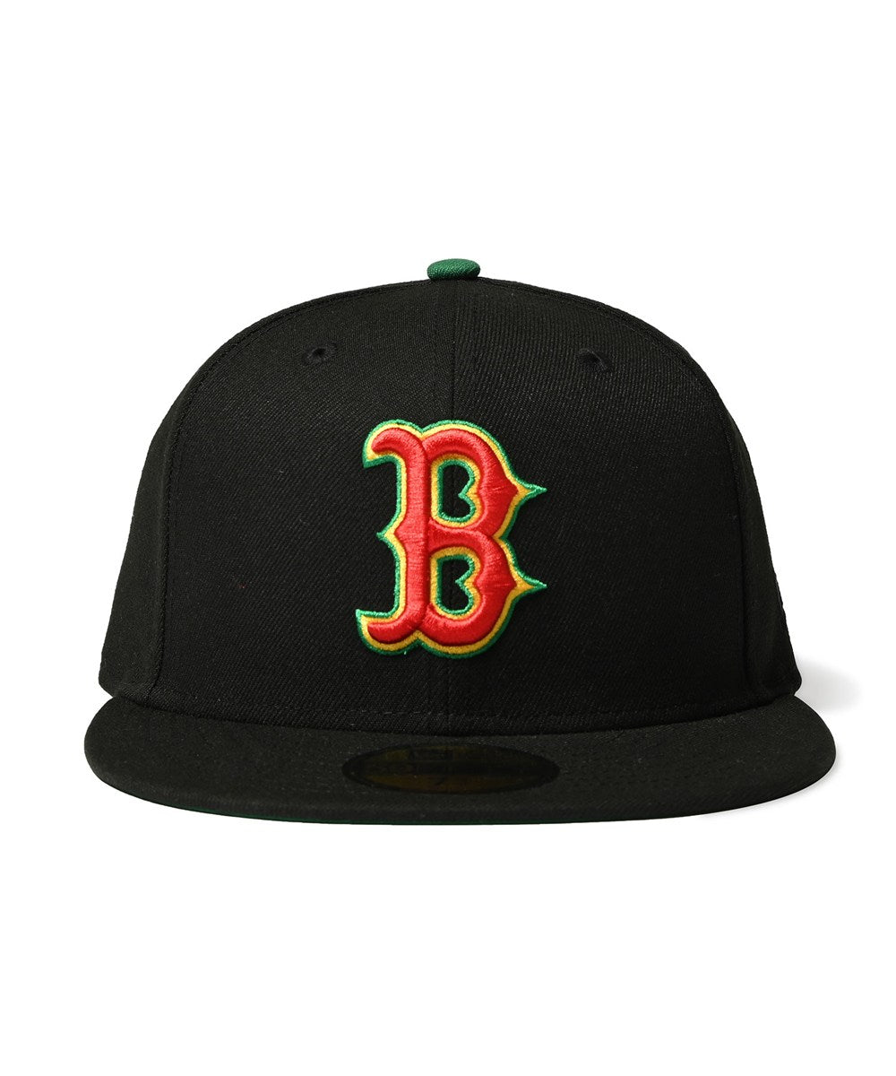NEW ERA - BOSTON RED SOX 59FIFTY CO PEACE SIGN BLACK 【71024996