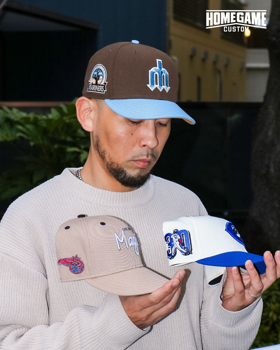 NEW ERA - SEATTLE MARINERS CO M TRIDENT 30TH ANNIV 59FIFTY WALNUT/SKY BLUE 【15151427】