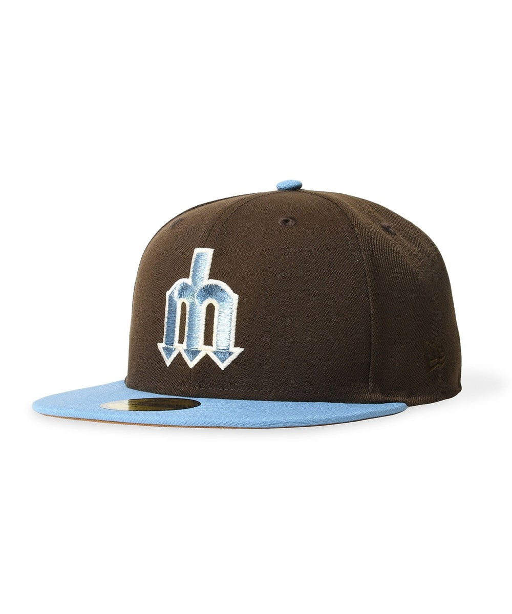 NEW ERA - SEATTLE MARINERS CO M TRIDENT 30TH ANNIV 59FIFTY WALNUT/SKY BLUE 【15151427】