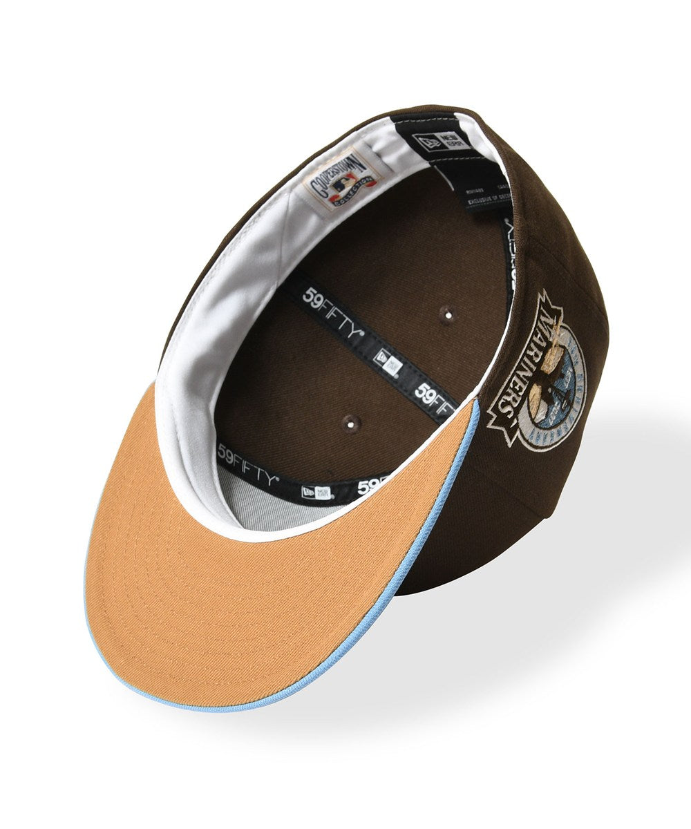 NEW ERA - SEATTLE MARINERS CO M TRIDENT 30TH ANNIV 59FIFTY WALNUT/SKY BLUE 【15151427】