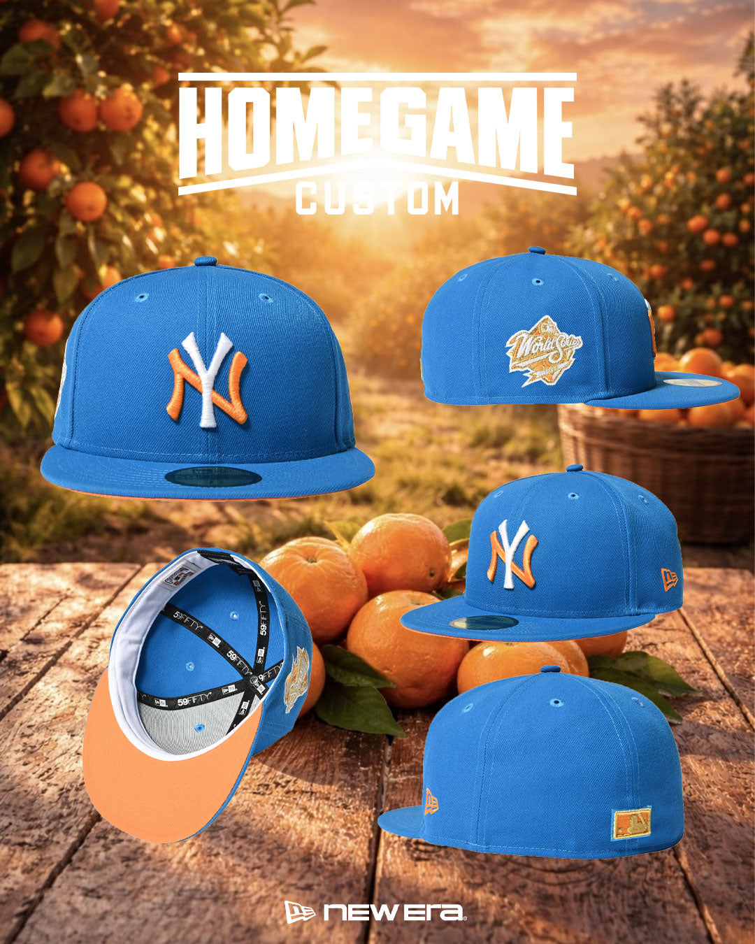 NEW ERA - NEW YORK YANKEES CO 59FIFTY 1999 World Series CARDINAL BLUE 【71025004】