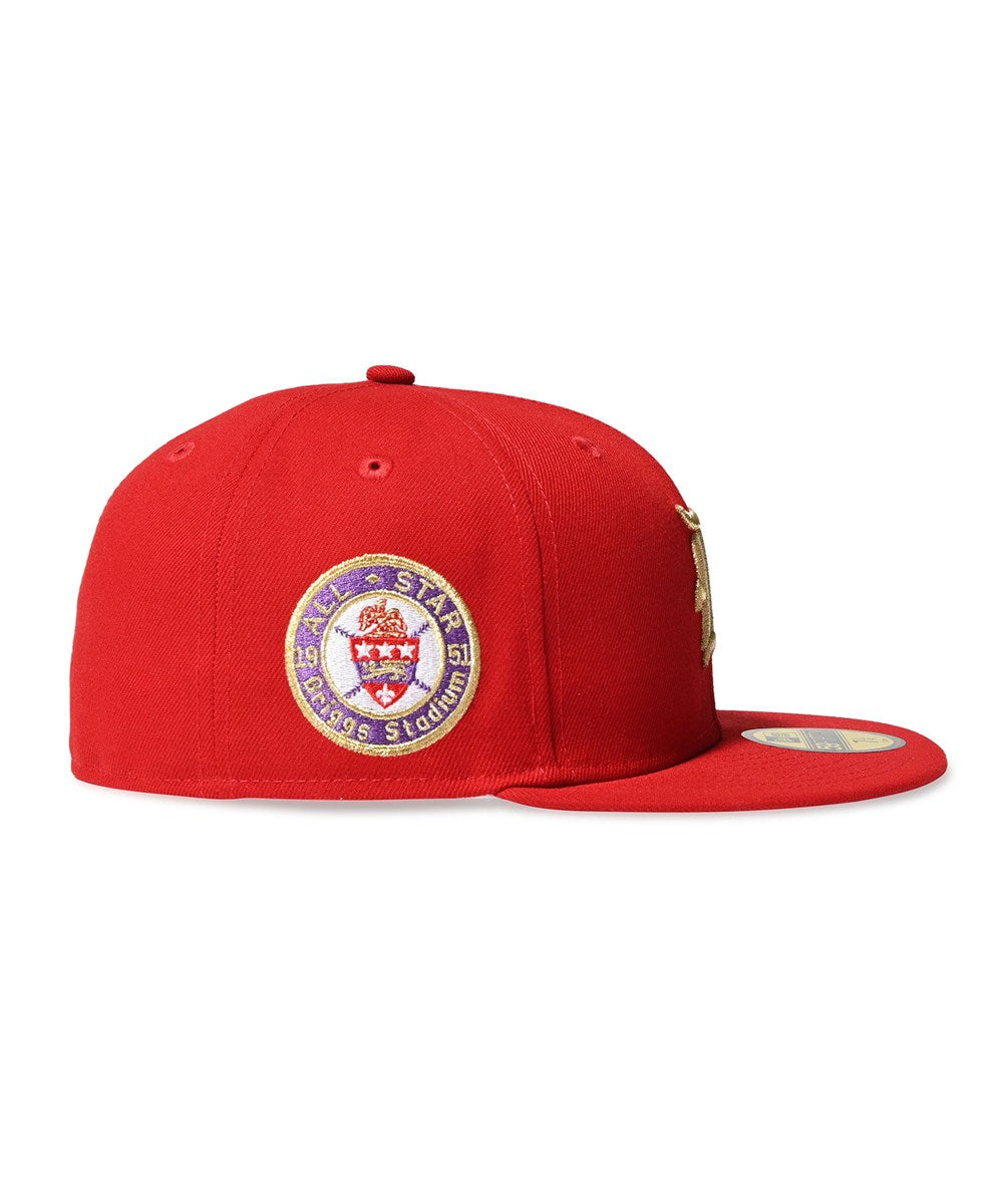 NEW ERA - DETROIT TIGERS CO 59FIFTY 1951 All Star Briggs Stadium SCARLET 【71025005】