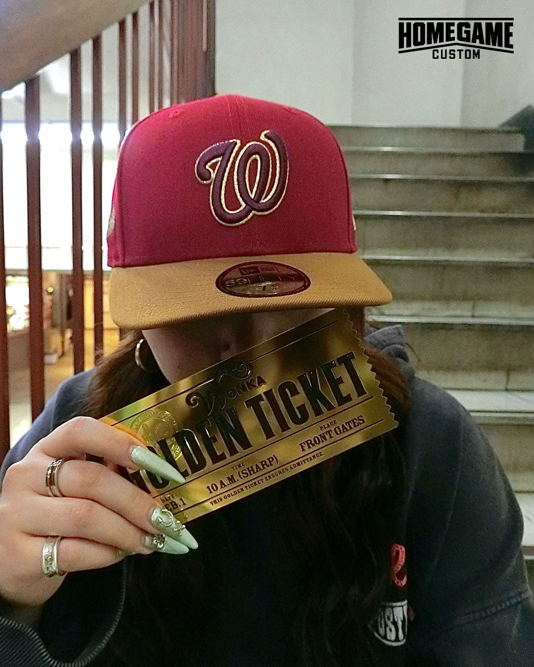 NEW ERA - WASHINGTON NATIONALS CO W SCRIPT 59FIFTY CARDINAL【71025006】