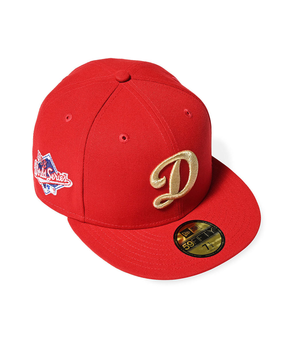 NEW ERA - LOS ANGELES DODGERS CO 1988 WS 59FIFTY SCARLET【71025008】