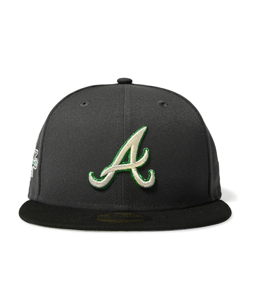 NEW ERA - ATLANTA BRAVES 59FIFTY CO 2025 ALL STAR GAME GRAPHITE/BLACK 【71025010】