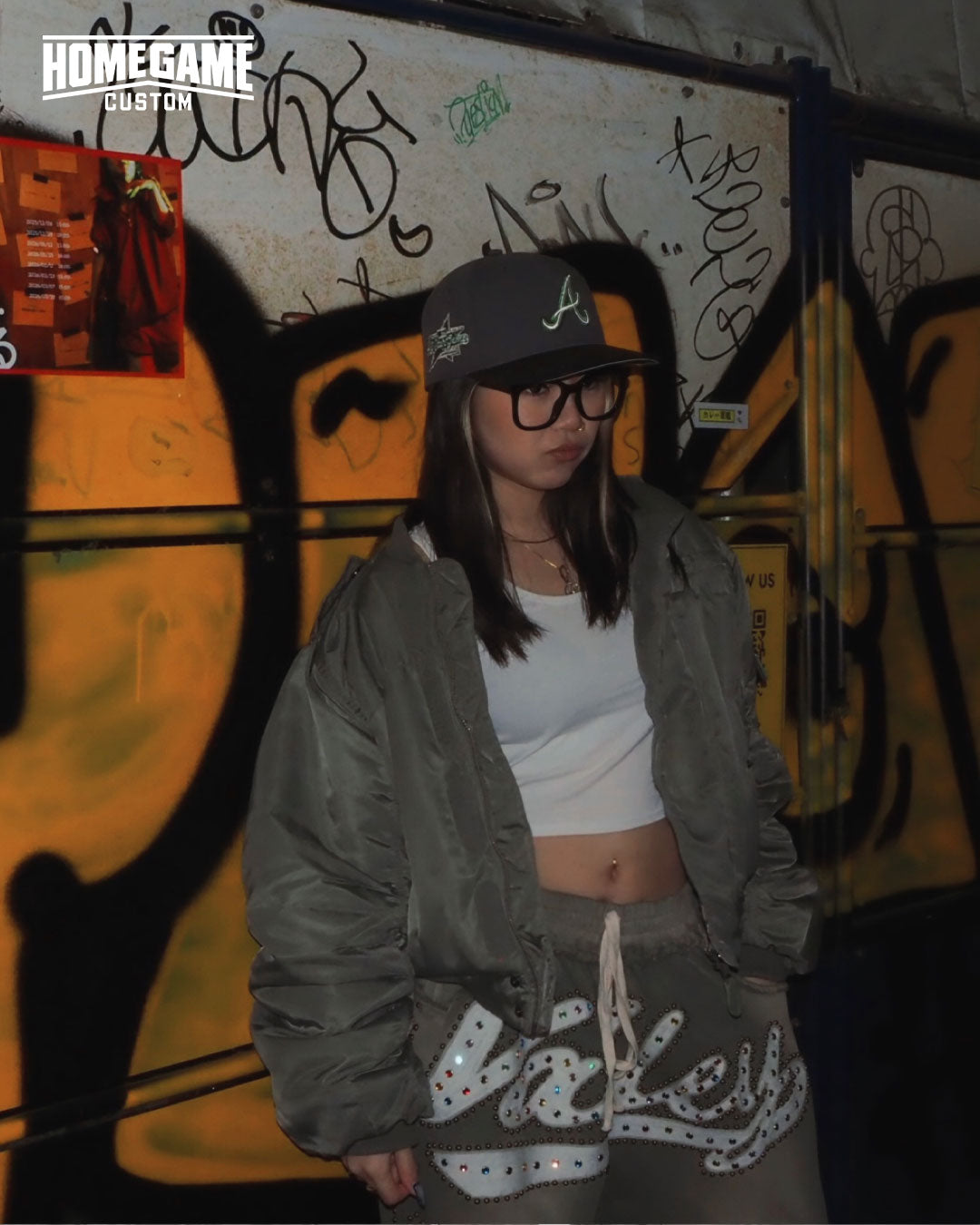 NEW ERA - ATLANTA BRAVES 59FIFTY CO 2025 ALL STAR GAME GRAPHITE/BLACK 【71025010】