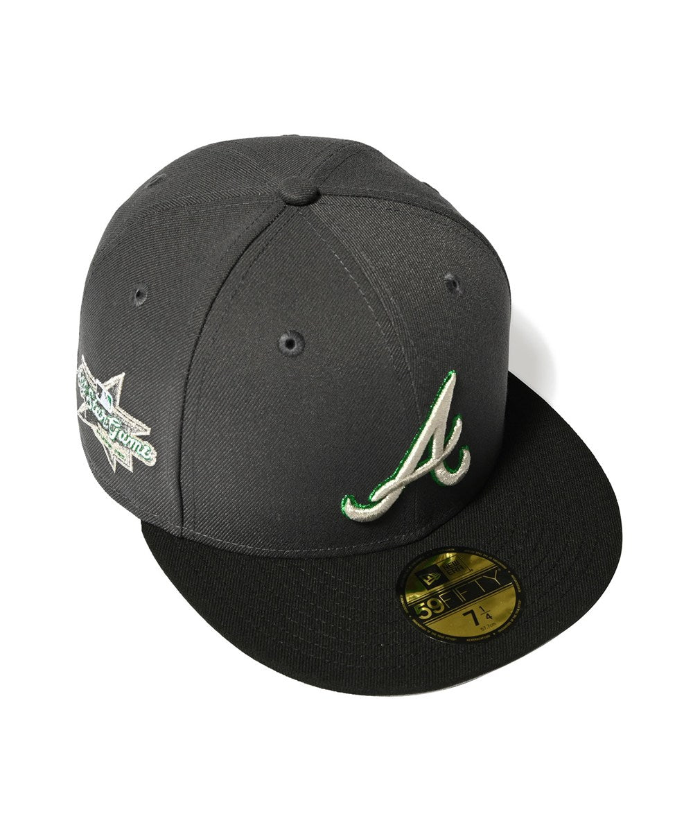 NEW ERA - ATLANTA BRAVES 59FIFTY CO 2025 ALL STAR GAME GRAPHITE/BLACK 【71025010】