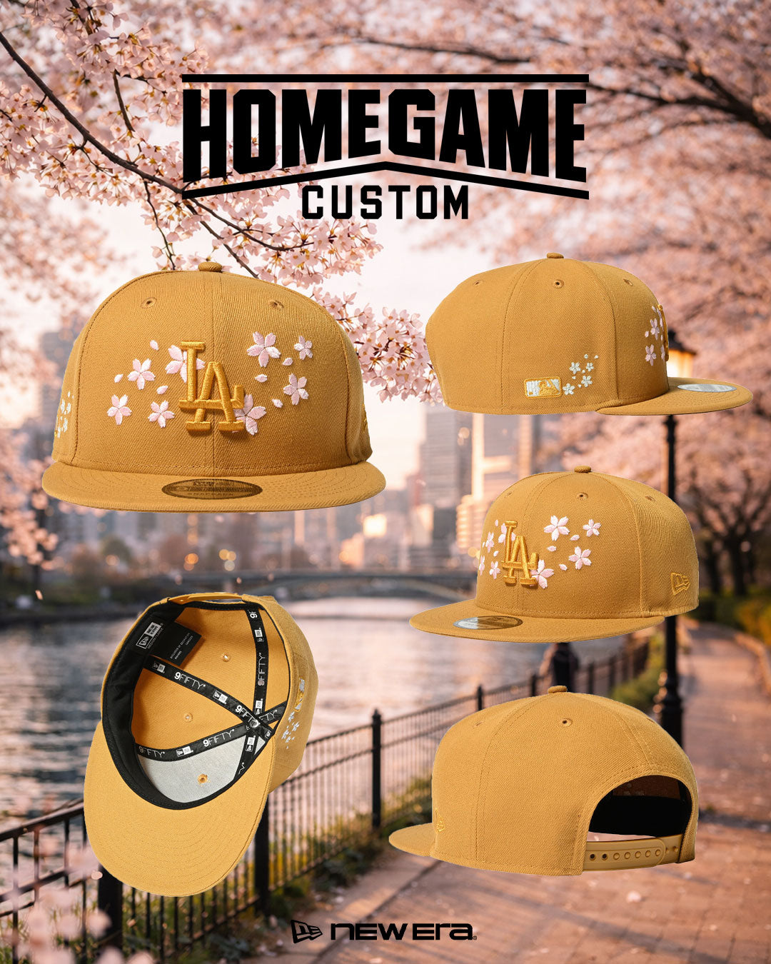 NEW ERA - LOS ANGELES DODGERS CO SAKURA 9FIFTY PANAMA TAN 【71027538】