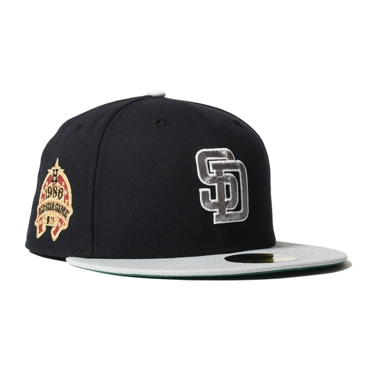 NEW ERA - SAN DIEGO PADRES CO 1986 ASG 59FIFTY NAVY/DOLPHIN GRAY【71037051】