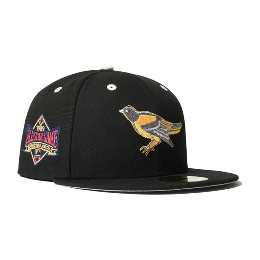 NEW ERA - BALTIMORE ORIOLES CO 1989 ANGELS ASG 59FIFTY BLACK【71037052】