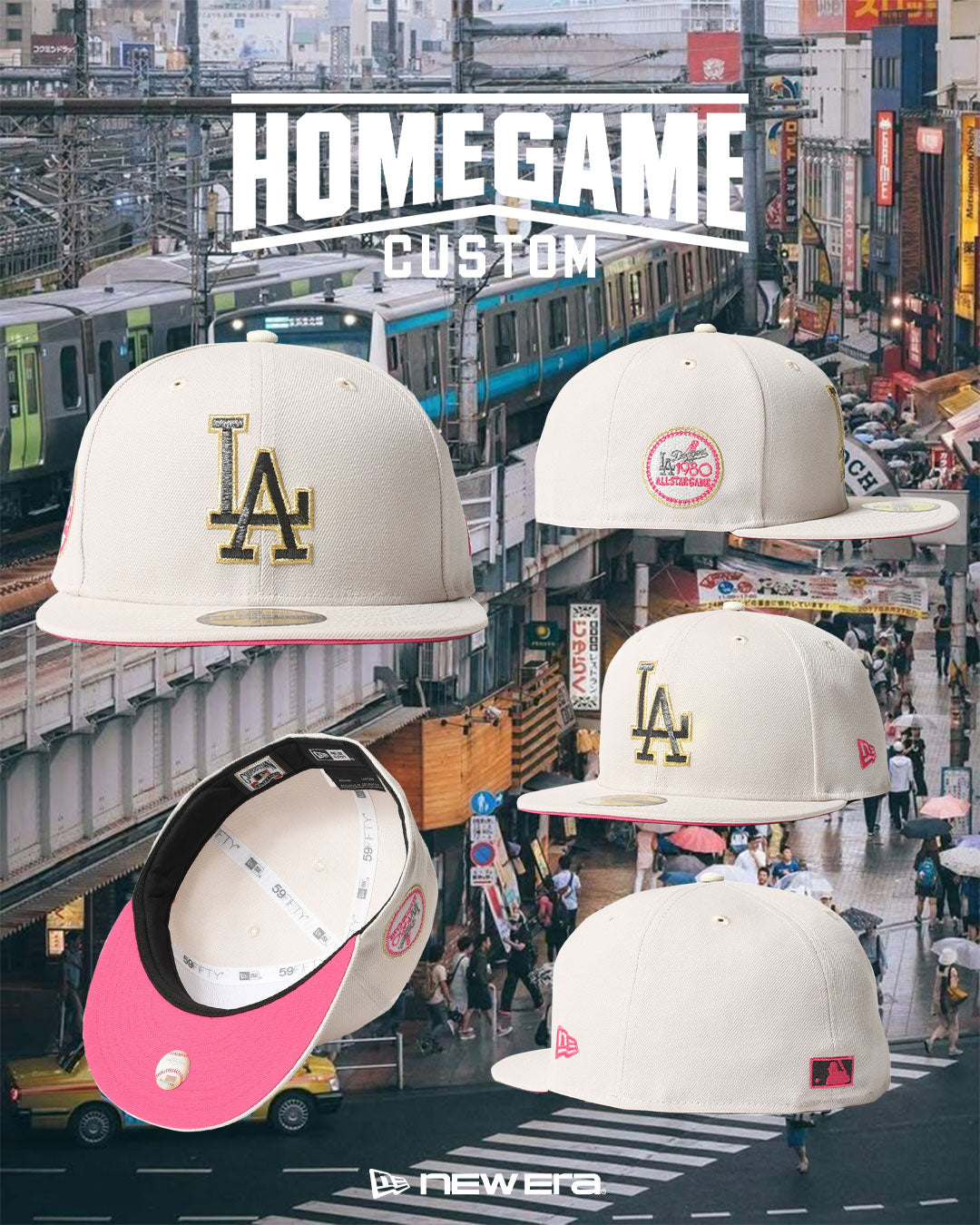 NEW ERA - Los Angeles Dodgers CO 1980 ASG 59FIFTY STONE【71037054