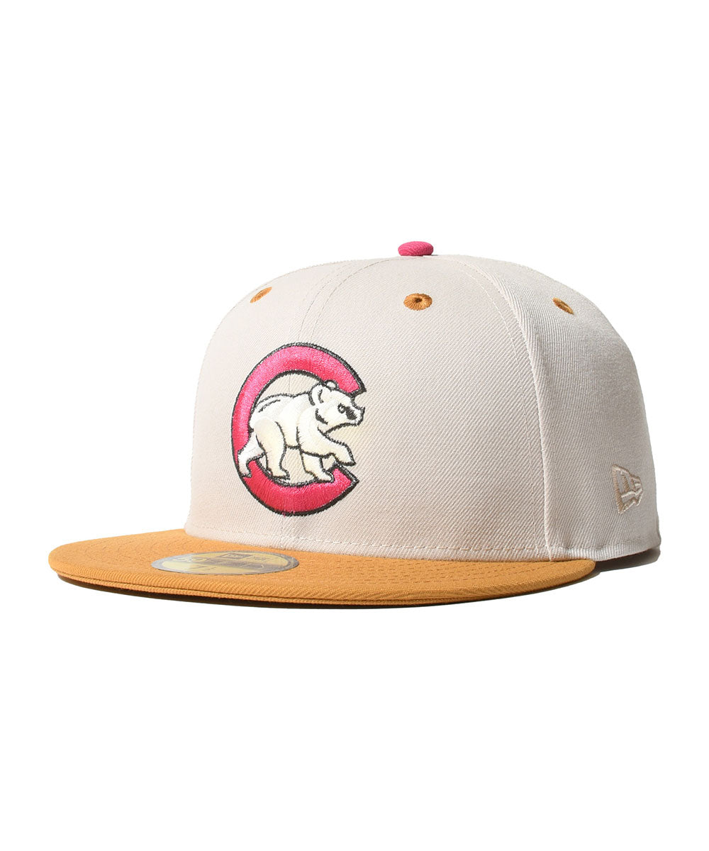 NEW ERA - CHICAGO CUBS CO 2016 WS 59FIFTY STONE/PANAMA TAN【71037057】