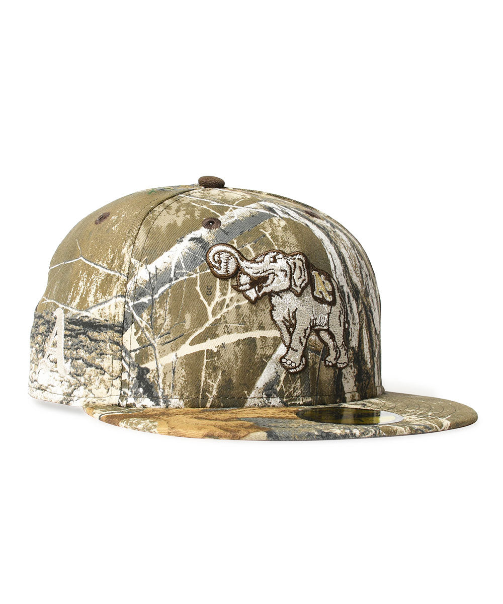 NEW ERA - PHILADELPHIA ATHLETICS 59FIFTY CO ELEPHANT REAL TREE 【71037326】