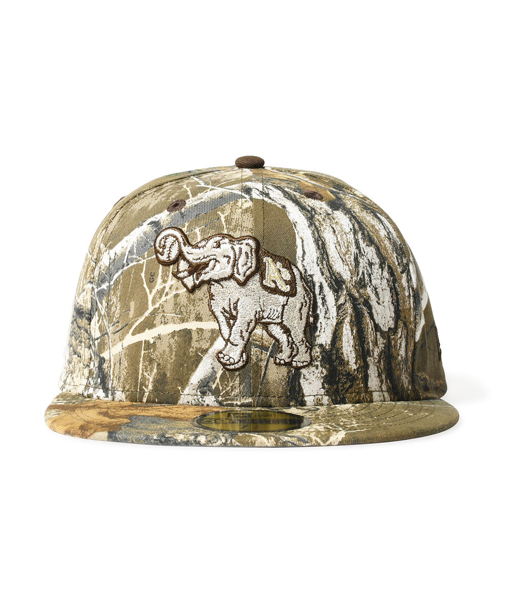 NEW ERA - PHILADELPHIA ATHLETICS 59FIFTY CO ELEPHANT REAL TREE 【71037326】