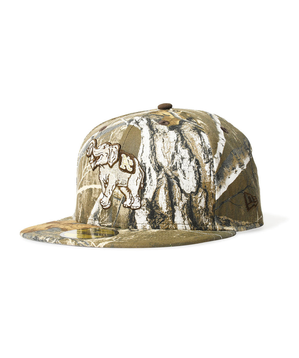 NEW ERA - PHILADELPHIA ATHLETICS 59FIFTY CO ELEPHANT REAL TREE 【71037326】