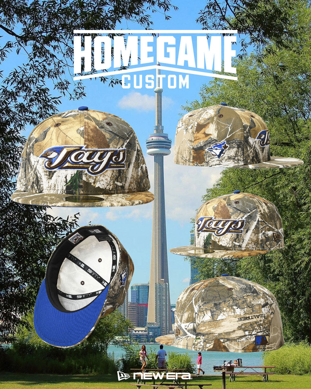 NEW ERA - TORONTO BLUE JAYS CO WORD LOGO 59FIFTY REAL TREE 【71037327】