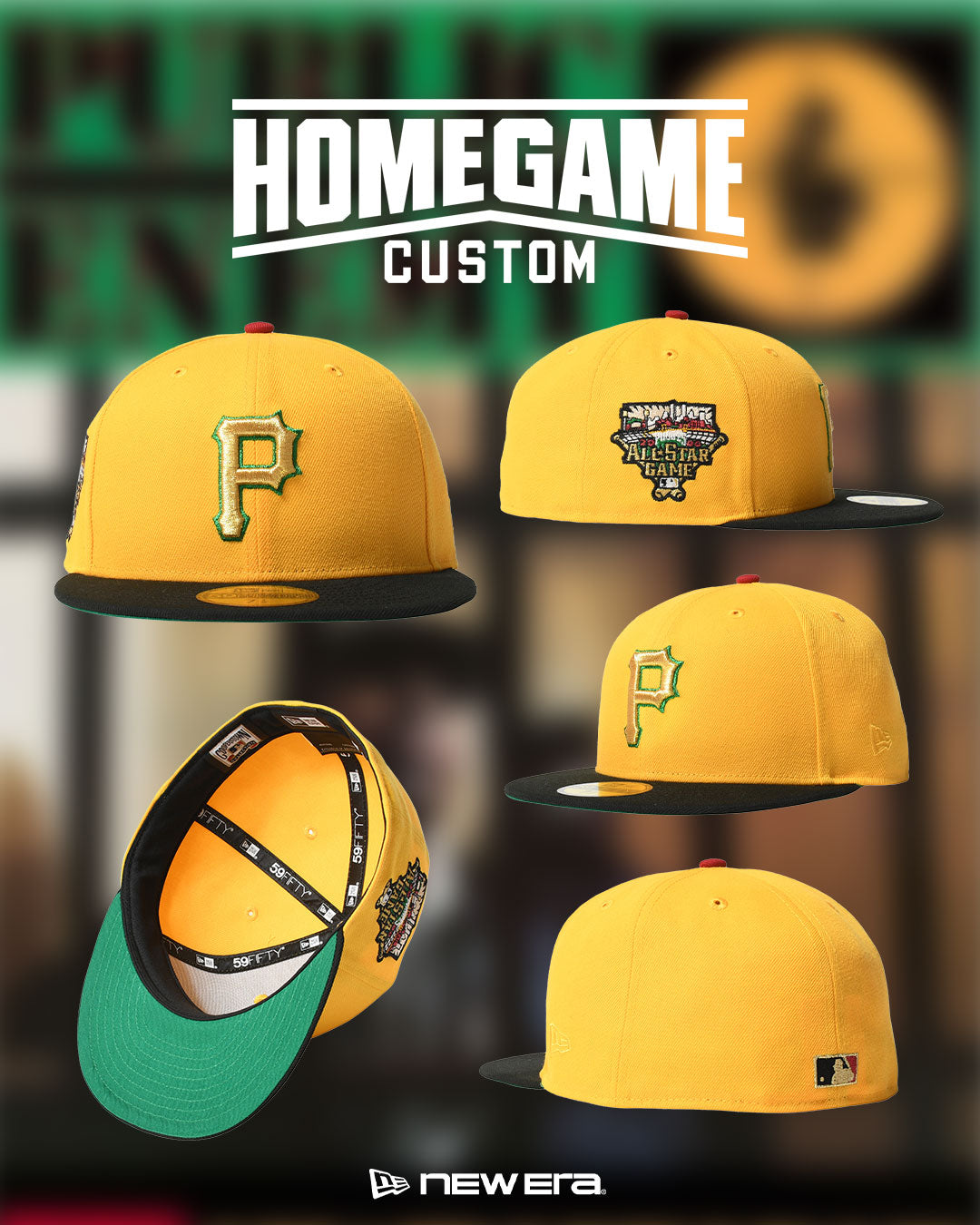 NEW ERA - PITTSBURGH PIRATES CO 2000 ASG 59FIFTY AGOLD 【71037328】