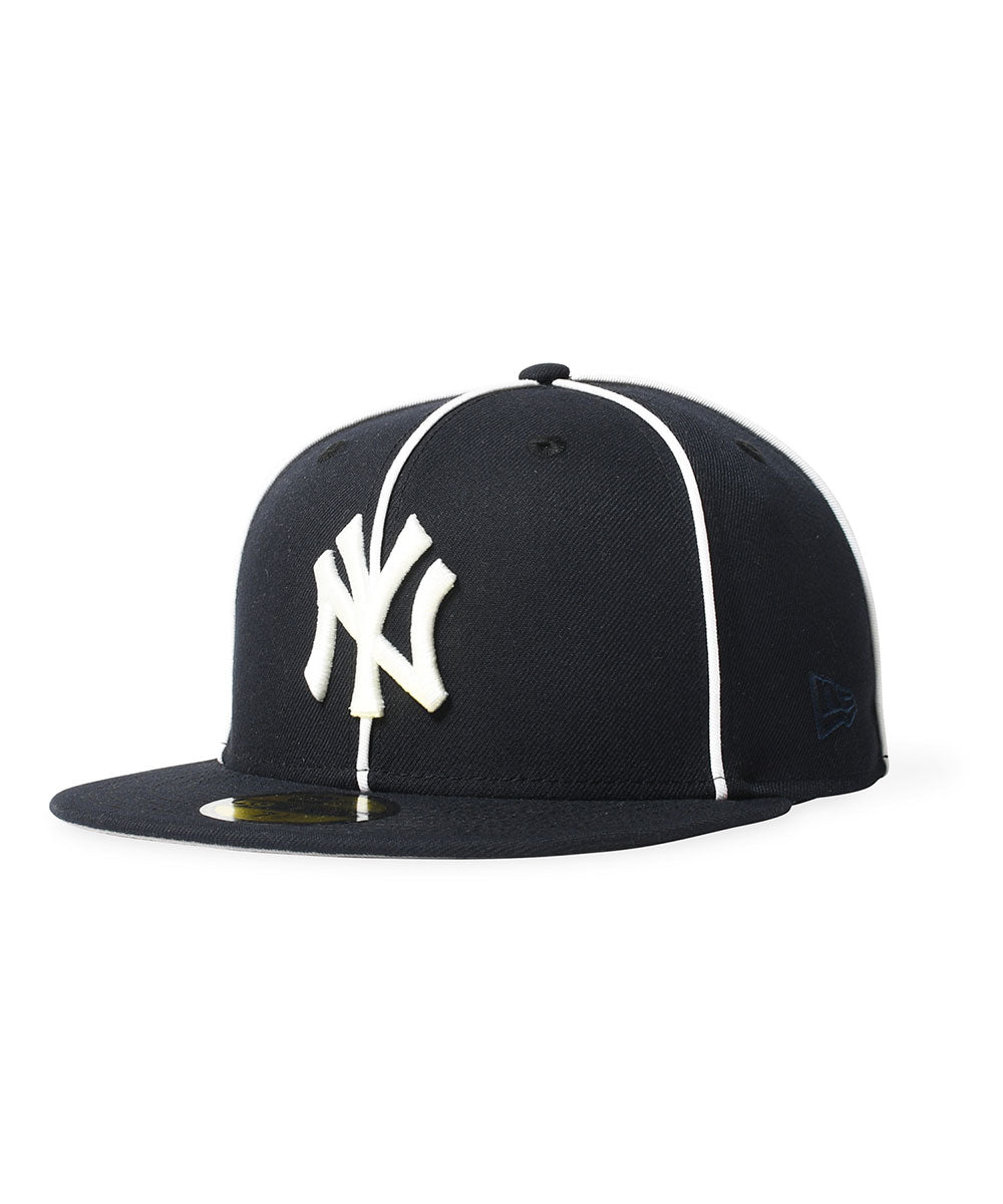 NEW ERA - NEW YORK YANKEES CO PIPING 59FIFTY NAVY【71037329】