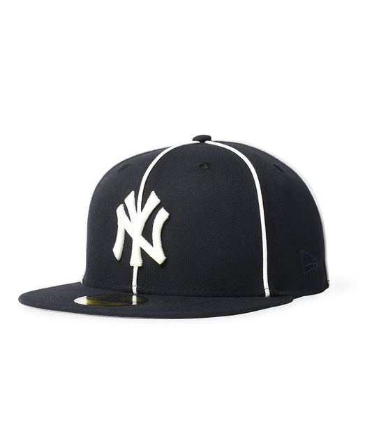 NEW ERA - NEW YORK YANKEES CO PIPING 59FIFTY NAVY【71037329】
