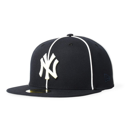 NEW ERA - NEW YORK YANKEES CO PIPING 59FIFTY NAVY【71037329】