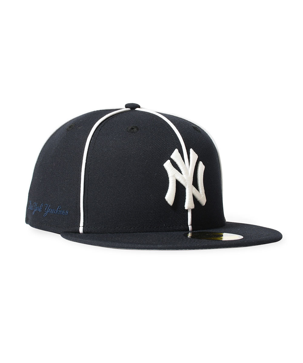 NEW ERA - NEW YORK YANKEES CO PIPING 59FIFTY NAVY【71037329】