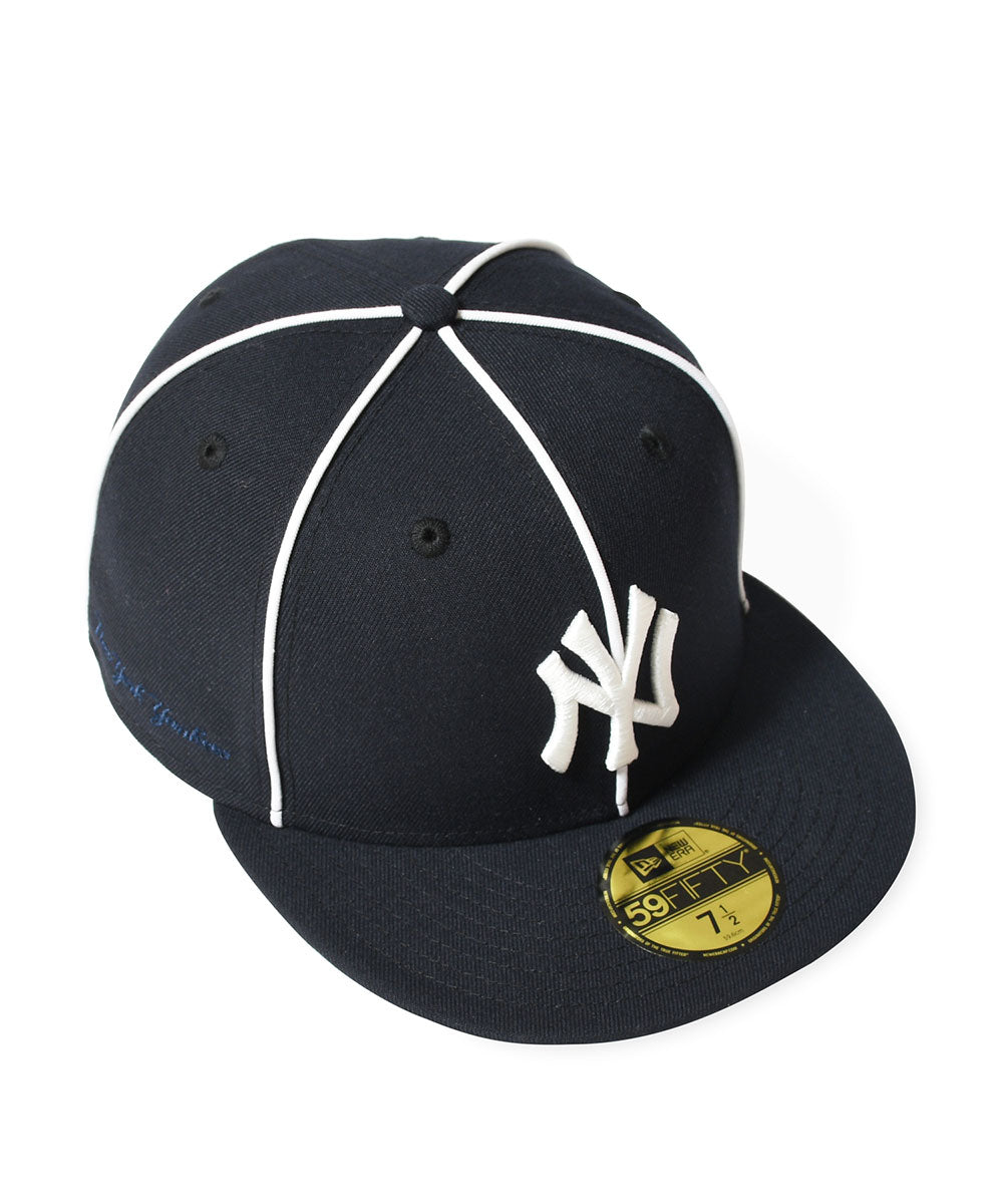 NEW ERA - NEW YORK YANKEES CO PIPING 59FIFTY NAVY【71037329】