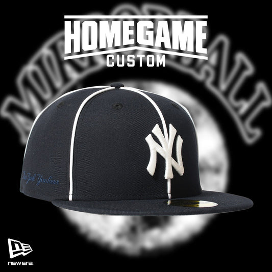 NEW ERA - NEW YORK YANKEES CO PIPING 59FIFTY NAVY【71037329】