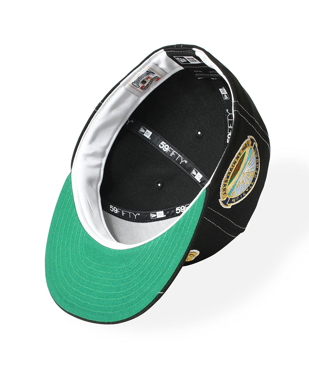 NEW ERA - LOS ANGELES DODGERS CO 50TH ANNIV WORLD LOGO 59FIFTY BLACK【71037330】
