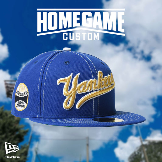 NEW ERA - NEW YORK YANKEES CO 50TH ANNIV WORLD LOGO 59FIFTY MJBLUE 【71037333】
