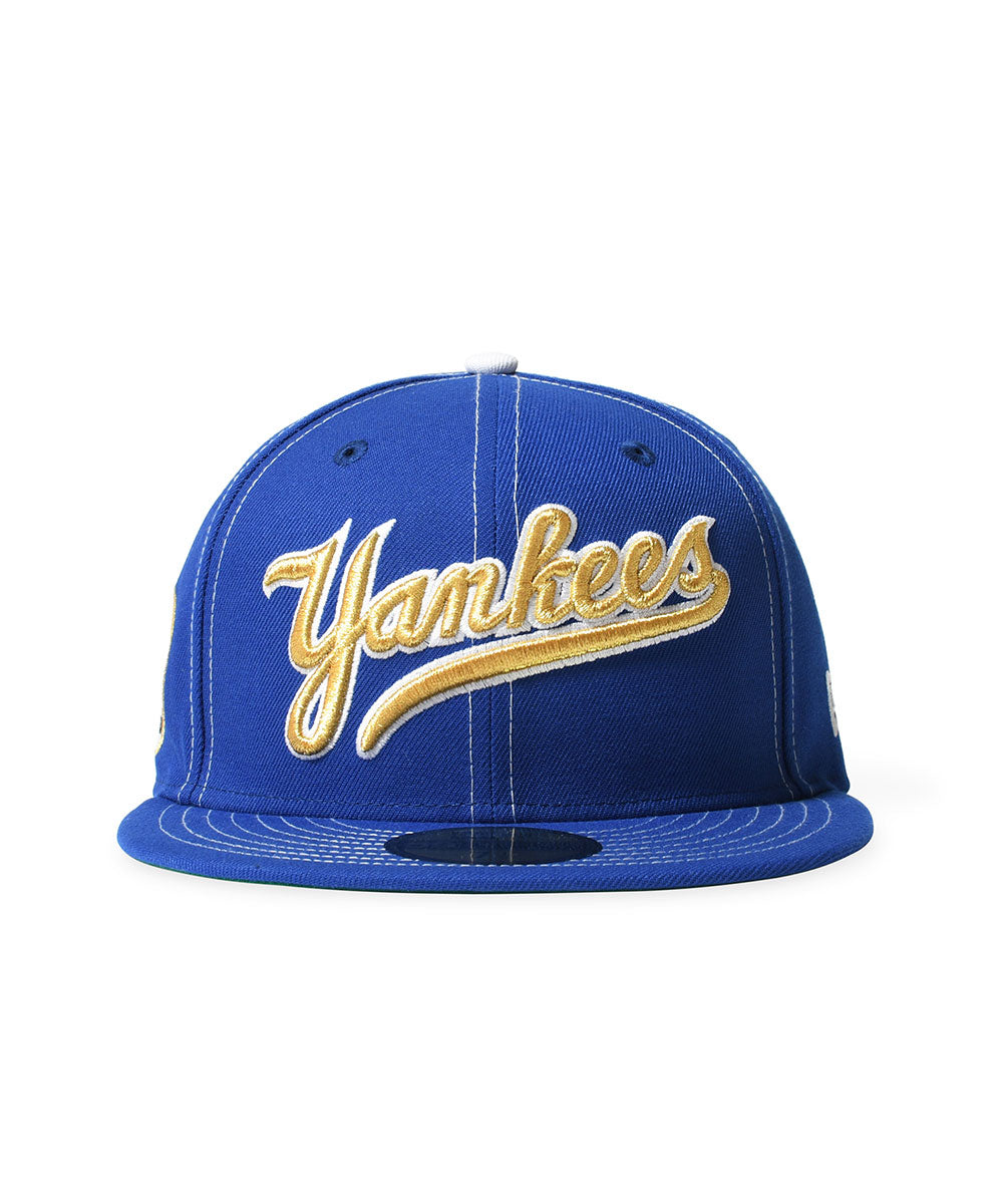 NEW ERA - NEW YORK YANKEES CO 50TH ANNIV WORLD LOGO 59FIFTY MJBLUE 【71037333】