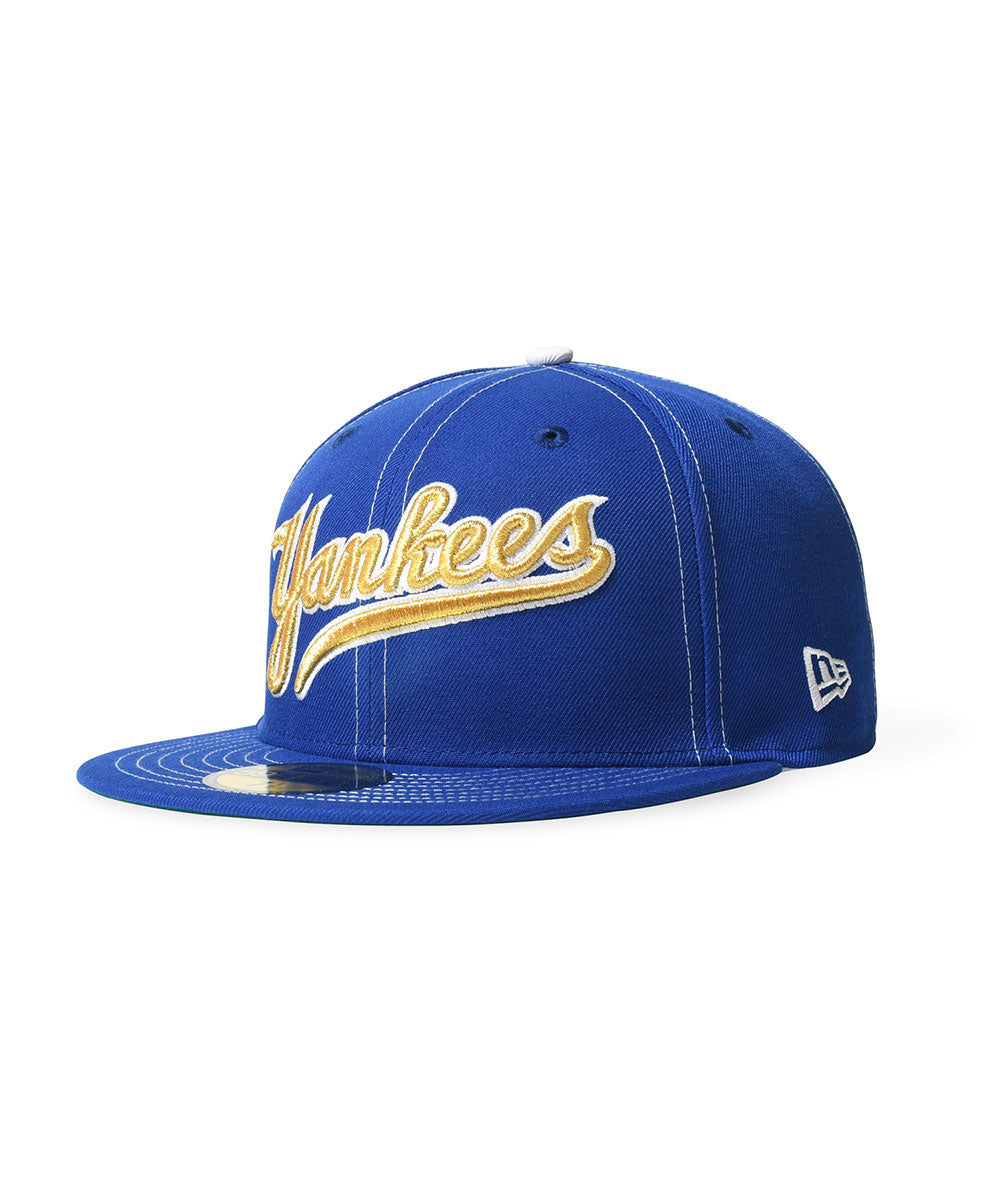 NEW ERA - NEW YORK YANKEES CO 50TH ANNIV WORLD LOGO 59FIFTY MJBLUE 【71037333】