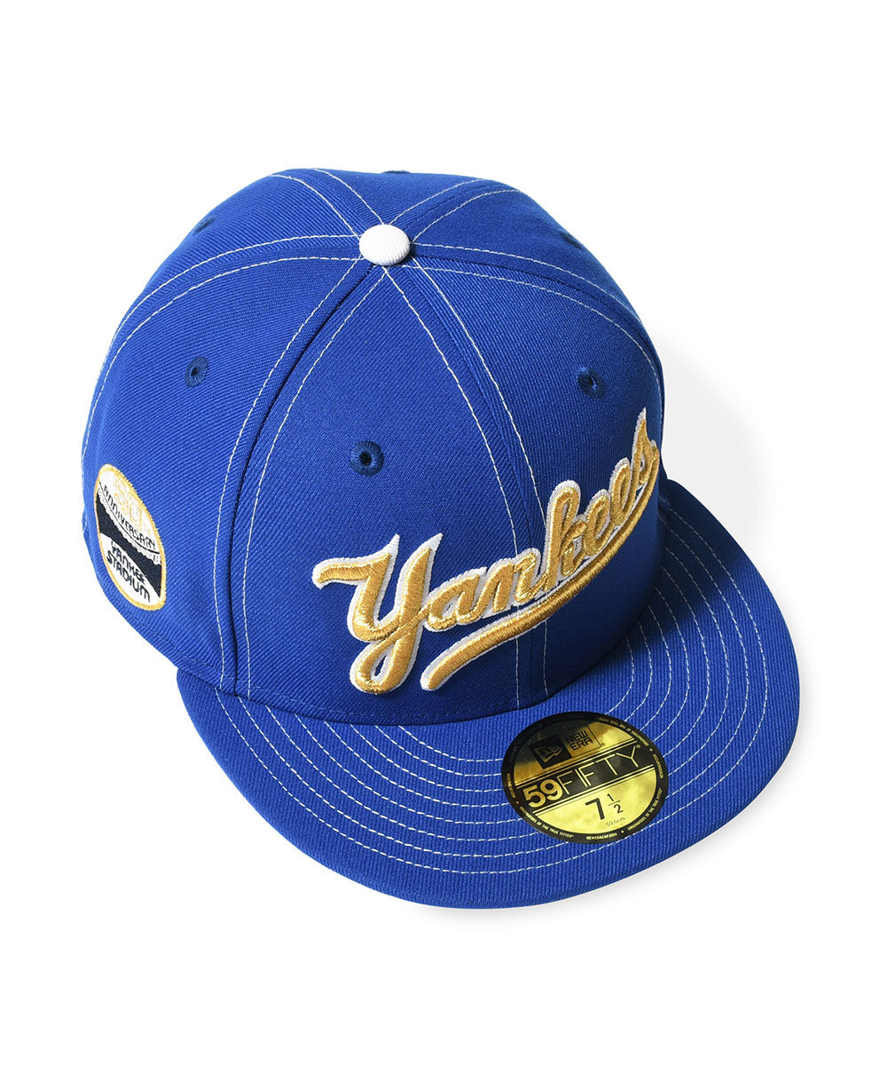 NEW ERA - NEW YORK YANKEES CO 50TH ANNIV WORLD LOGO 59FIFTY MJBLUE 【71037333】