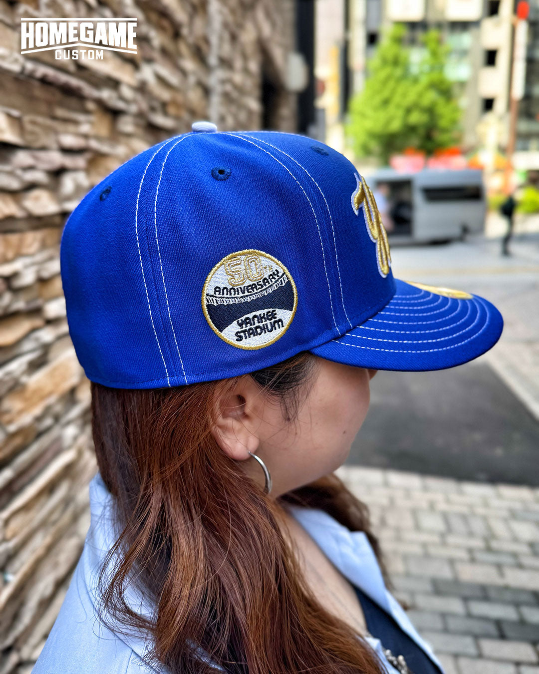 NEW ERA - NEW YORK YANKEES CO 50TH ANNIV WORLD LOGO 59FIFTY MJBLUE 【71037333】
