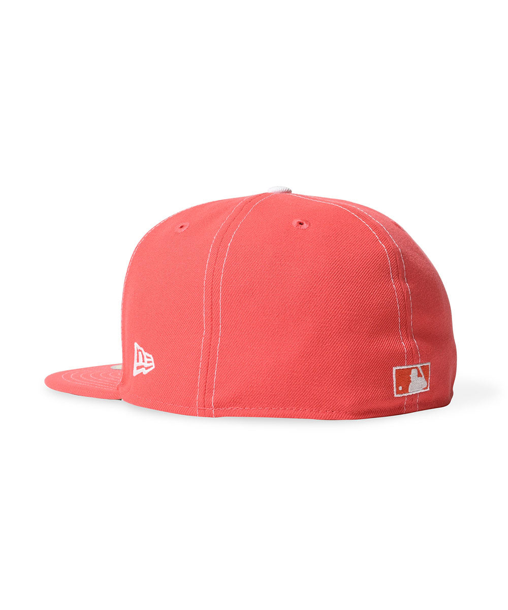 NEW ERA - SAN FRANCISCO GIANTS CO 50TH ANNIV WORLD LOGO 59FIFTY CORAL【71037335】