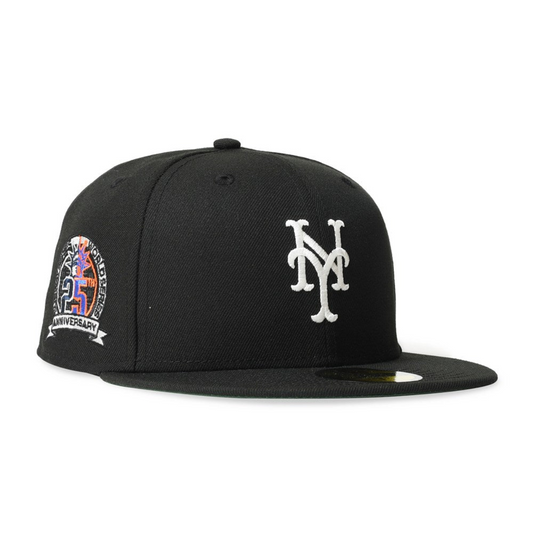 NEW ERA - NEW YORK METS CO SUBWAY 25TH 59FIFTY BLACK 【71037336】