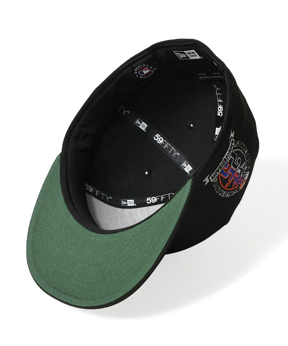 NEW ERA - NEW YORK METS CO SUBWAY 25TH 59FIFTY BLACK 【71037336】
