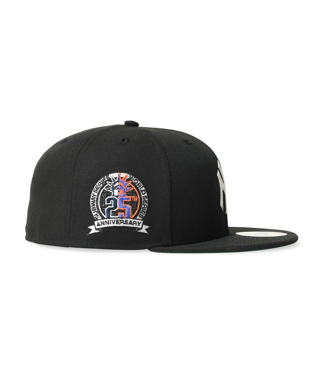 NEW ERA - NEW YORK YANKEES CO SUBWAY 25TH 59FIFTY BLACK 【71037337】